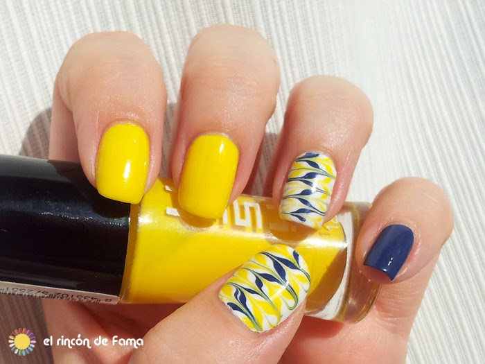 Marbling nails without water | el rincon de Fama