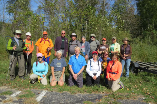 group of hikers