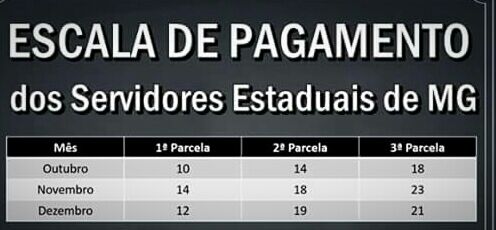 Escala Pagamento Servidores Mg Outubro 2016 | alexandre guerreiro escala de pagamento dos servidores Escala Pagamento Servidores Mg Outubro 2016 | alexandre guerreiro escala de pagamento dos servidores