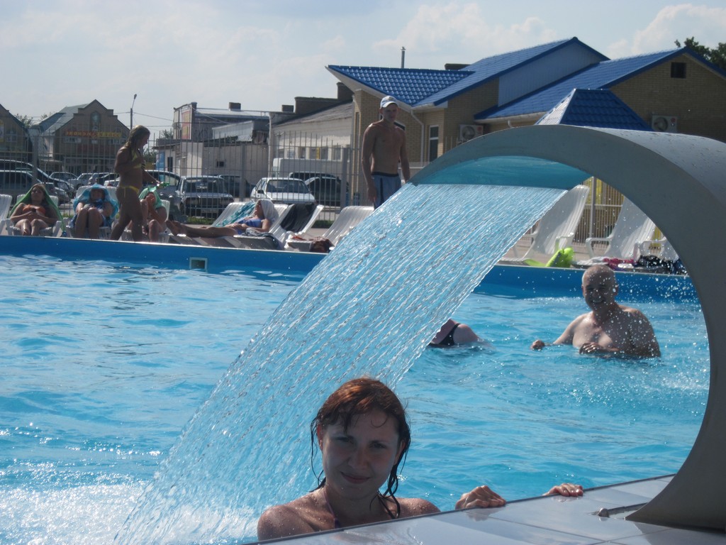 Аквапарк с белая глина