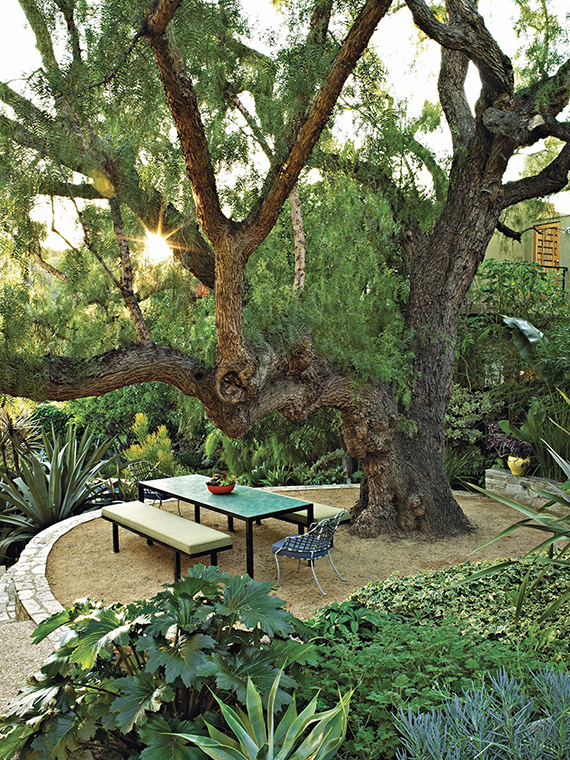 Image from Gardens Are For Living: Design Inspiration for Outdoor Spaces by Rizzoli via Vogue