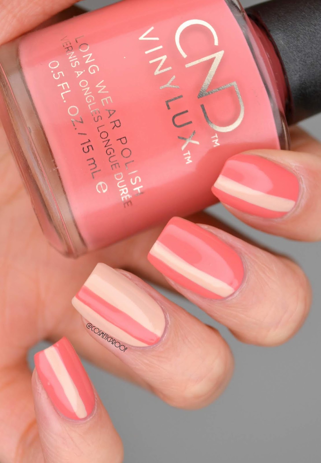 Nails Coral With The New Cnd Sweet Escape Collection Cbbxmanimonday Cosmetic Proof Vancouver Beauty Nail Art And Lifestyle Blog