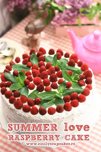 raspberry cake - summer cake