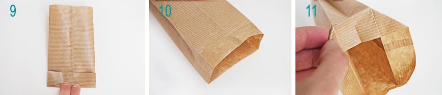 paso a paso bolsa papel