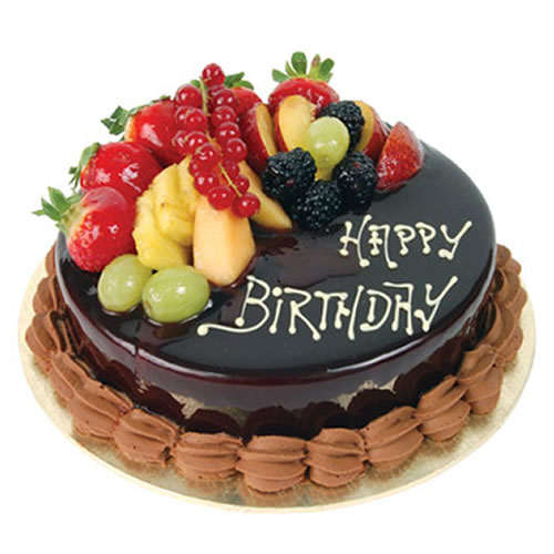 fruit-chocolate-birthday-cake