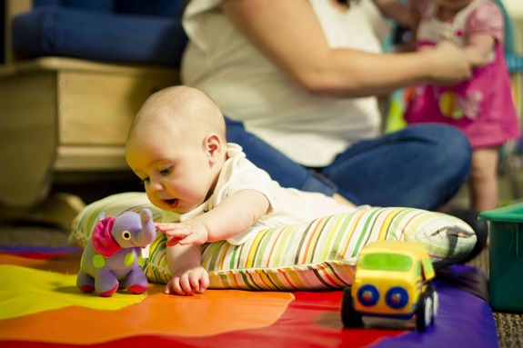 Carefully selecting a babysitter caring sharing