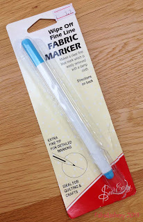 Sew Easy Wipe Off Fabric Marker Pen