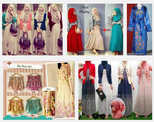 Model Baju Muslim Trend Masa Kini 2015 Untuk Remaja