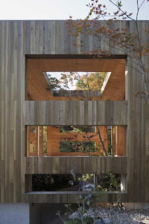 Casa de madera de diseño en Japón