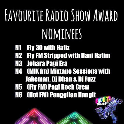 The Shout! Awards 2013 - Favourite Radio Show Award Nominees