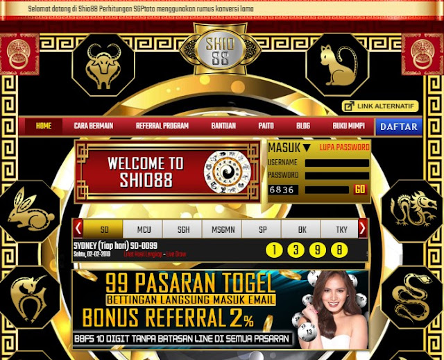 Situs Togel Online Hadiah Terbesar https://shio88.wixsite.com/websoite