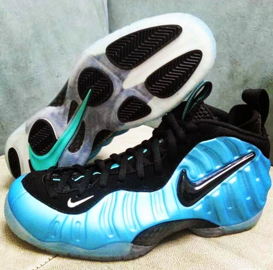 foamposite pro teal