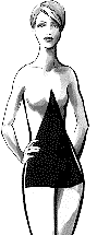 triangle pear body shape