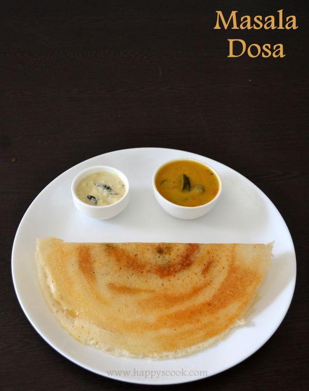 Masala Dosa Recipe Masala Dosa with potato filling Breakfast