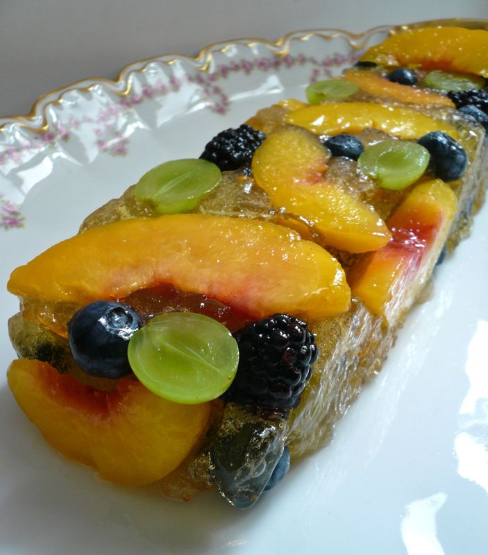 The Kittalog Fruit terrine It's fancy!