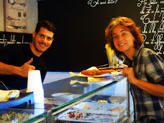 restaurante barato trastevere roma guia portugues - Restaurantinho "por quilo" em Trastevere