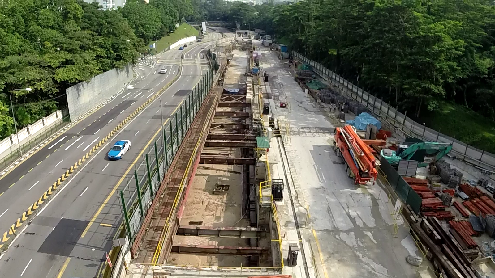 Downtown Line Construction Hume