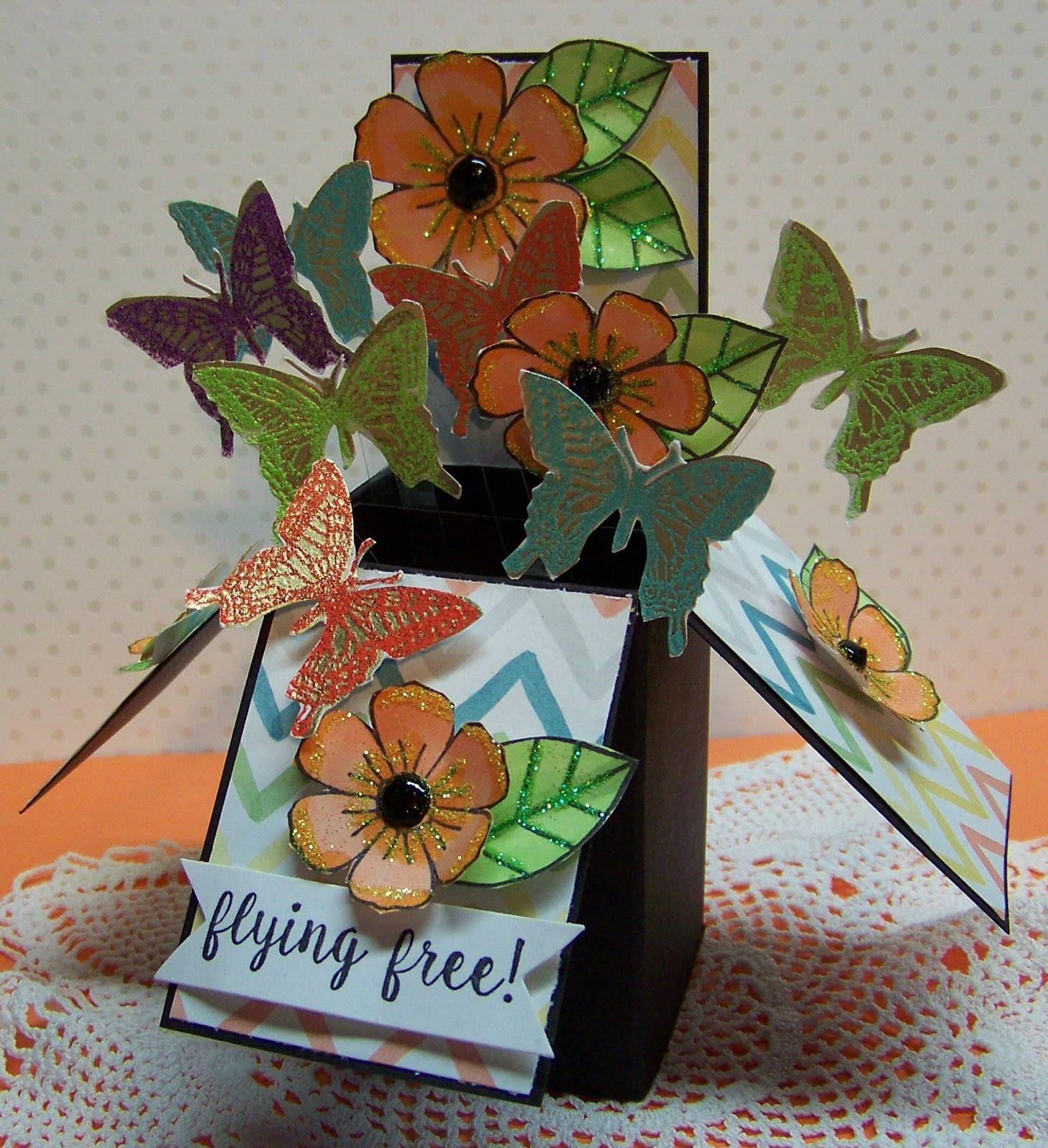 Nellies Nest Butterflies Card In a Box