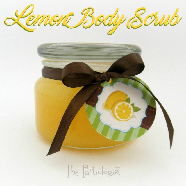 The Partiologist Lemony Sweet Scrub!