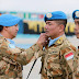 45 Prajurit Satgas Batalyon Mekanis TNI Konga XXIII-M UNIFIL Terima Kenaikan Pangkat di Lebanon