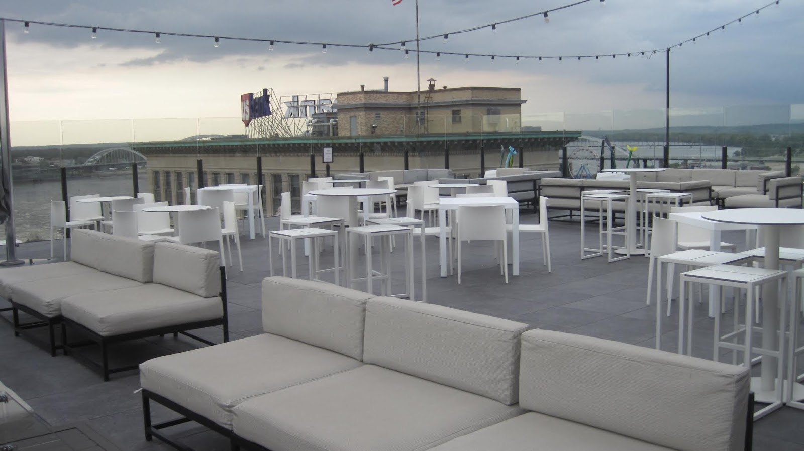 Rita's Sew Fun Current Hotel ROOFTOP Lunch