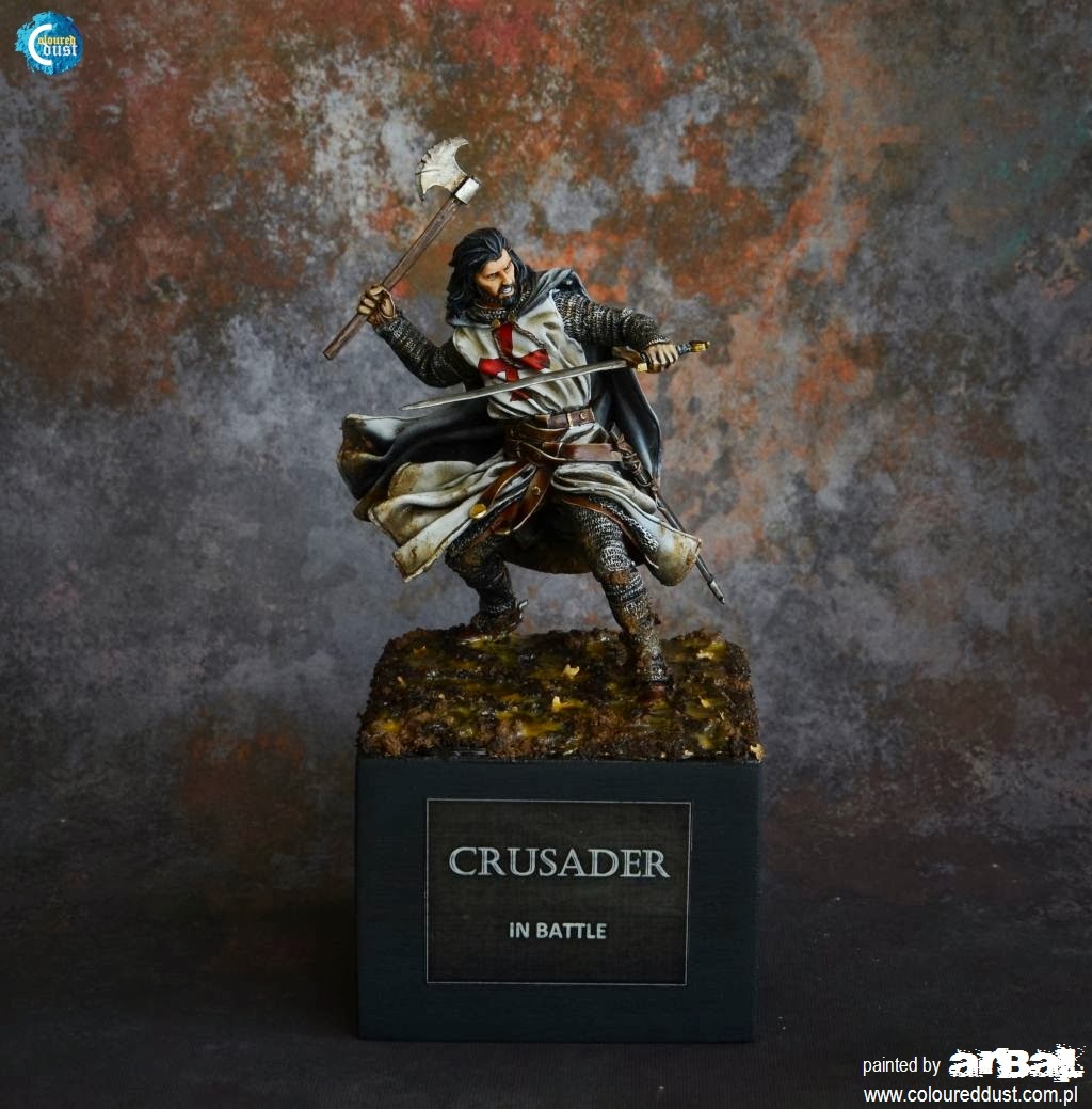 Crusader in battle. (Scale 75)