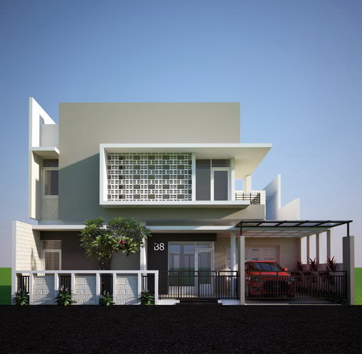 Contoh Rumah Minimalis 2 Lantai 