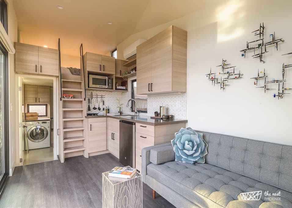 The Nest Tiny House (260 Sq Ft) [ TINY HOUSE TOWN ]