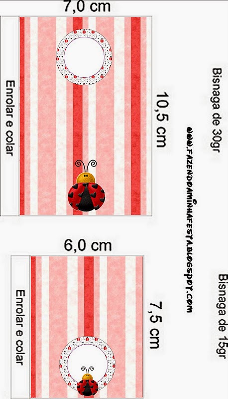 Free Printable Candy Bar Labels for a Ladybugs.
