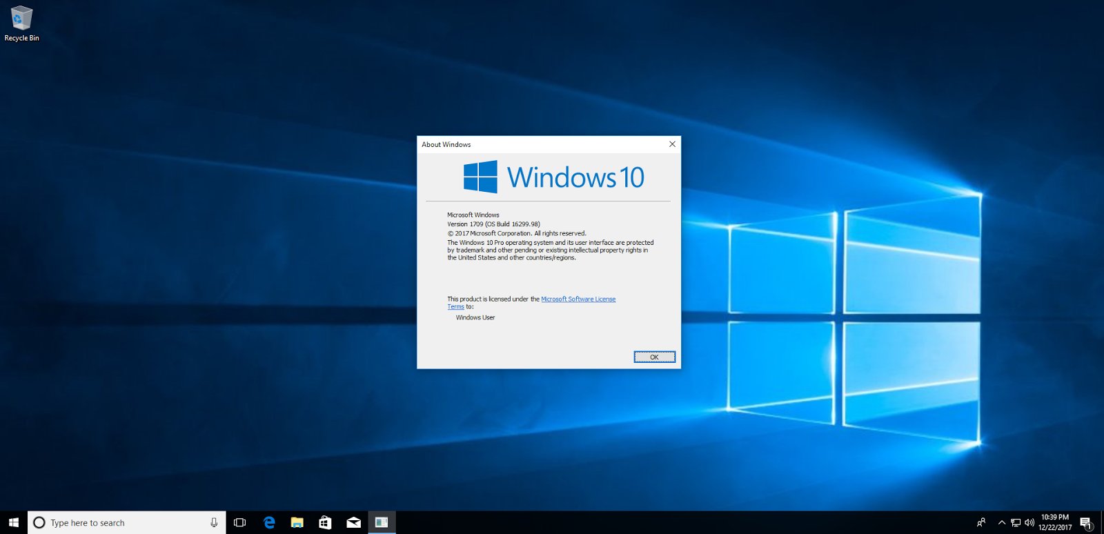 cant download 1709 windows 10