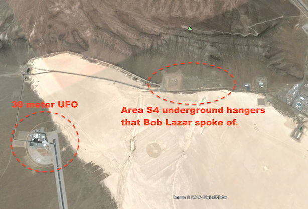 UFO SIGHTINGS DAILY: How to find a 30 meter UFOs at Area 51 using