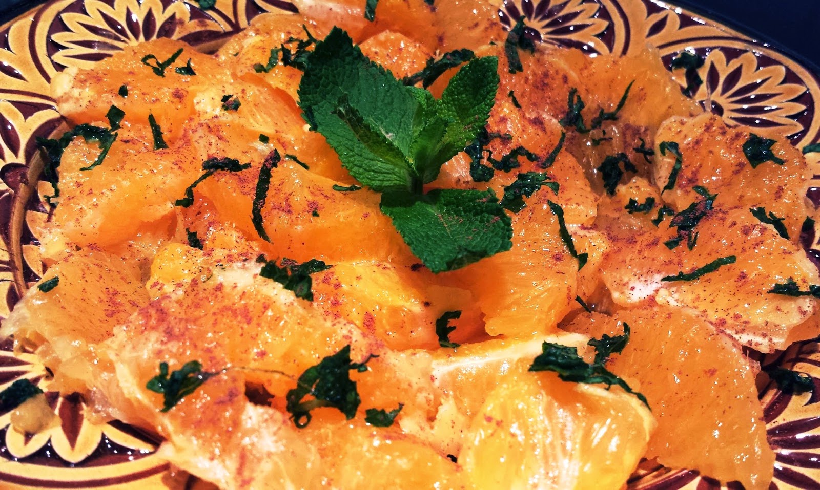 La p'tite cuisine de Val Salade d'oranges à la marocaine