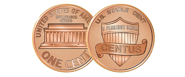 CENTUS est une monnaie numérique dont la fiabilité est assurée par son rattachement au $ américain