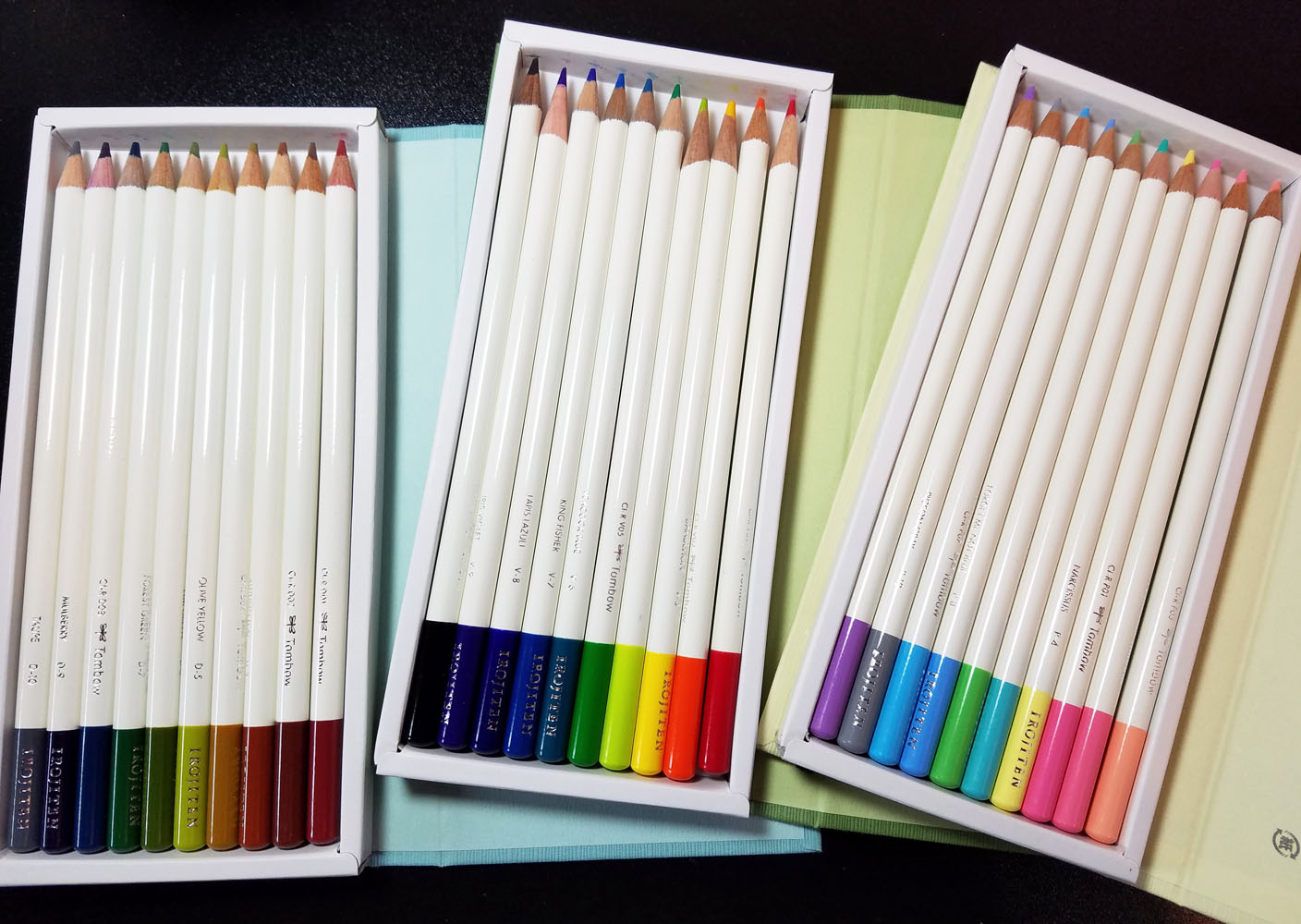 Fueled by Clouds & Coffee Colored Pencil Review Tombow Irojiten (Plus