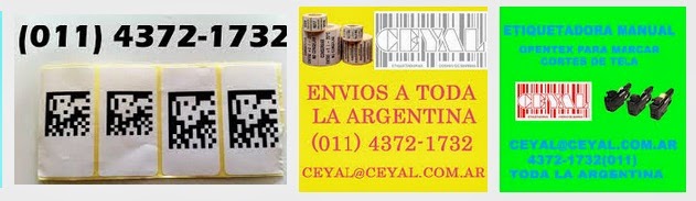 Envio Provincias Argentinas Consumible Zebra (codigo de barra
