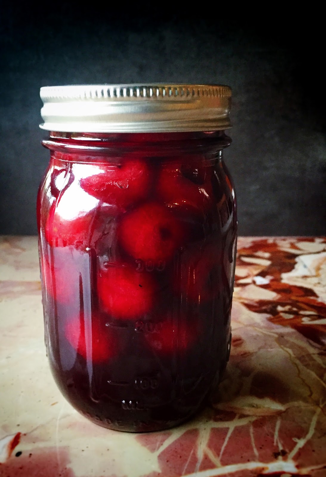 Cherries in Red Wine Syrup