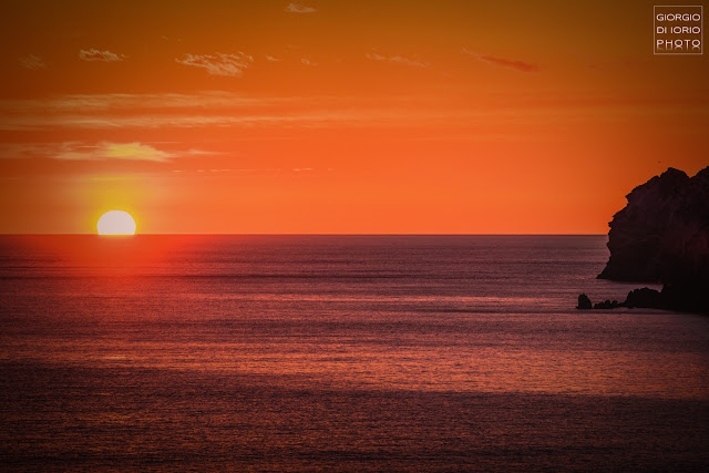 Sunset, tramonto, Isola d' Ischia, Sant' Angelo d' Ischia, borgo di Ischia,  tramonto rosso, red sunset, Ischia island,