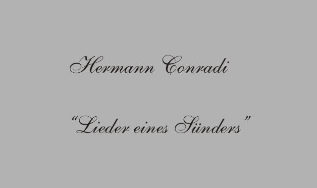 Gedichte Und Zitate Fur Alle H Conradi Lieder Eines Sunders Das Verlorene Paradies 30