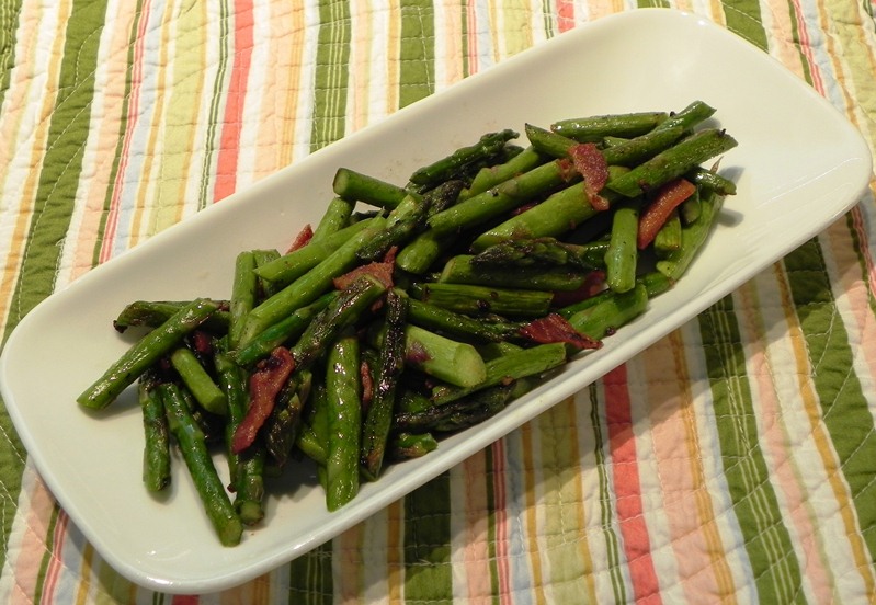 The Iowa Housewife Sautéed Asparagus With Bacon