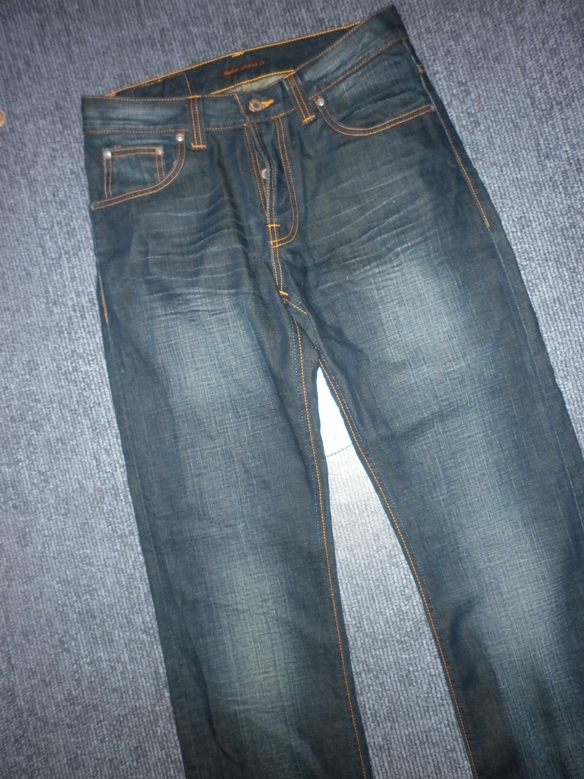bundle ofNever: Nudie Jeans Straight Sven Coated Denim - Sold!