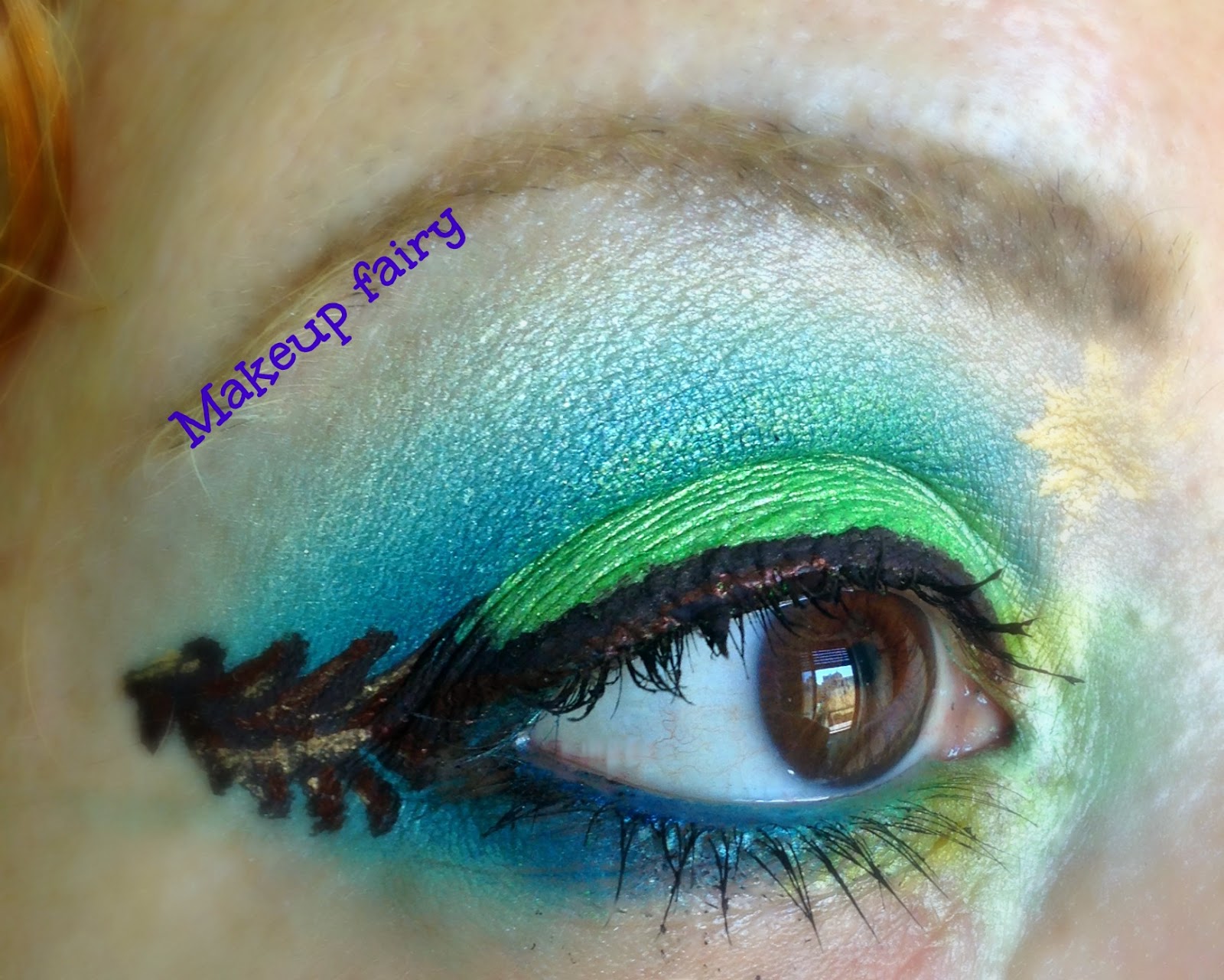 eye makeup look Peter Pan inspired