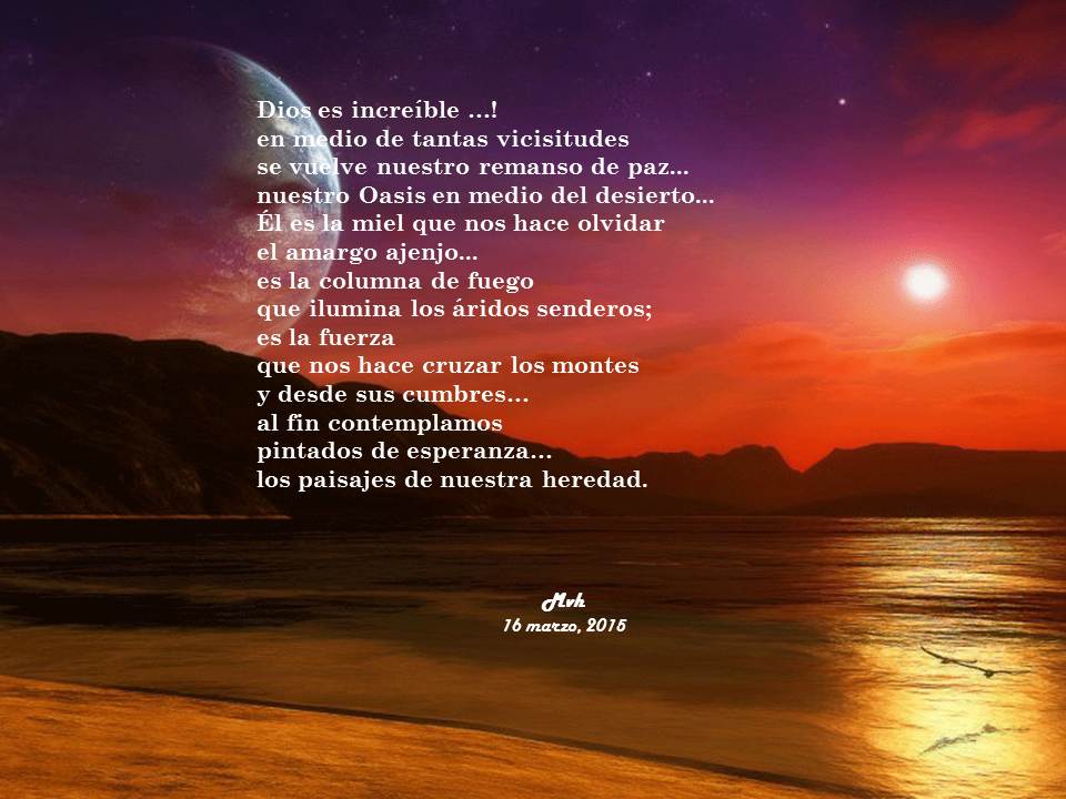 Dios es Increíble!