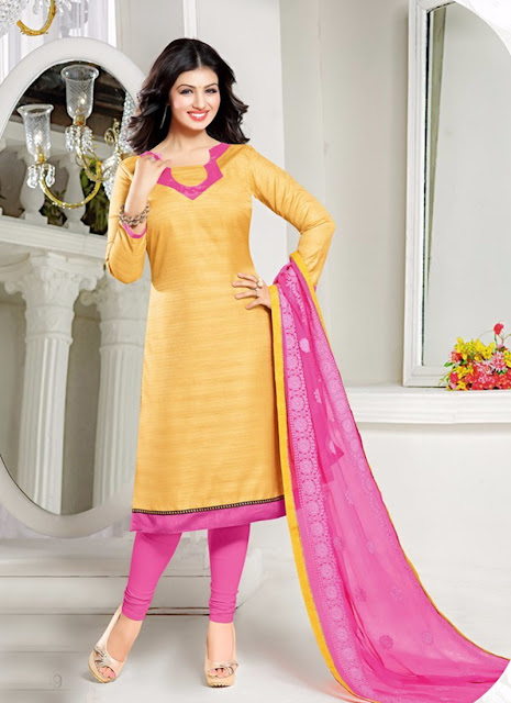 Yellow Wholesale Salwar Suits Exporter From Surat