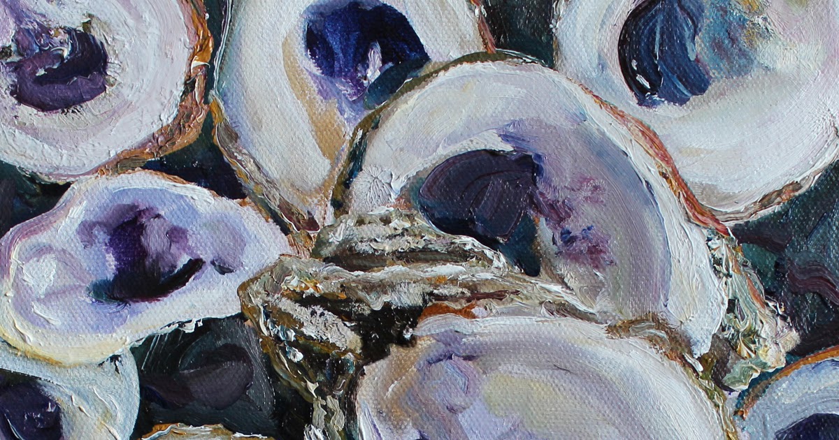 Artists Of Texas Contemporary Paintings and Art Oyster Shells Original
