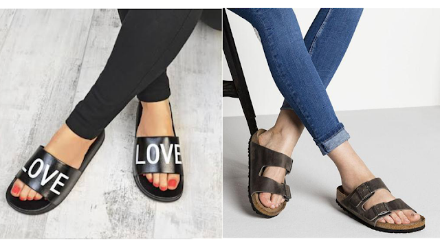Looks com sandália slide e sandália birken - leiga fashion Looks com sandália slide e sandália birken - leiga fashion