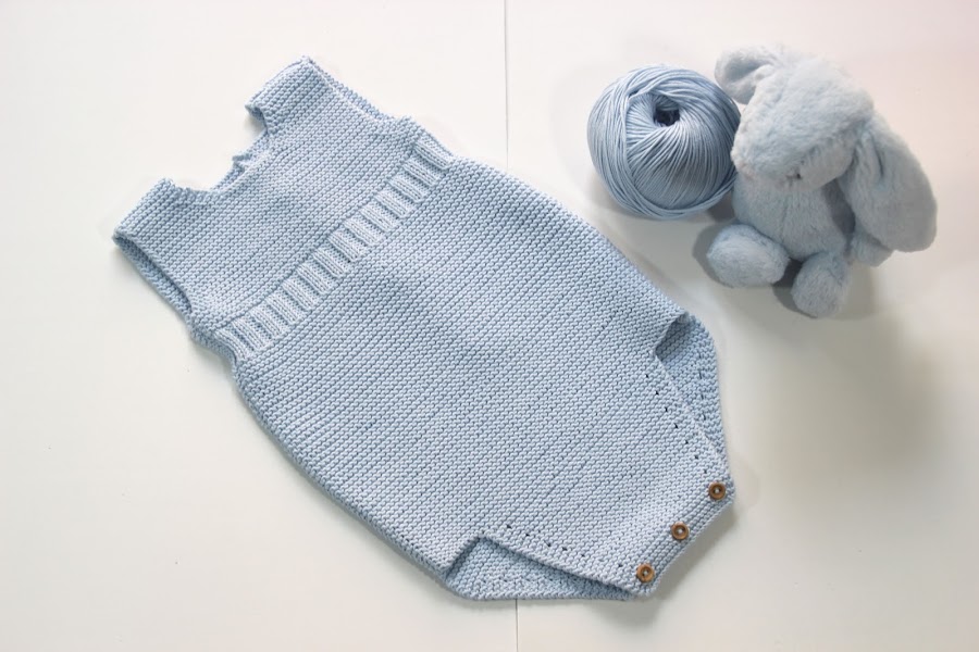 Diy tejer ropa de bebe pelele patrones gratis