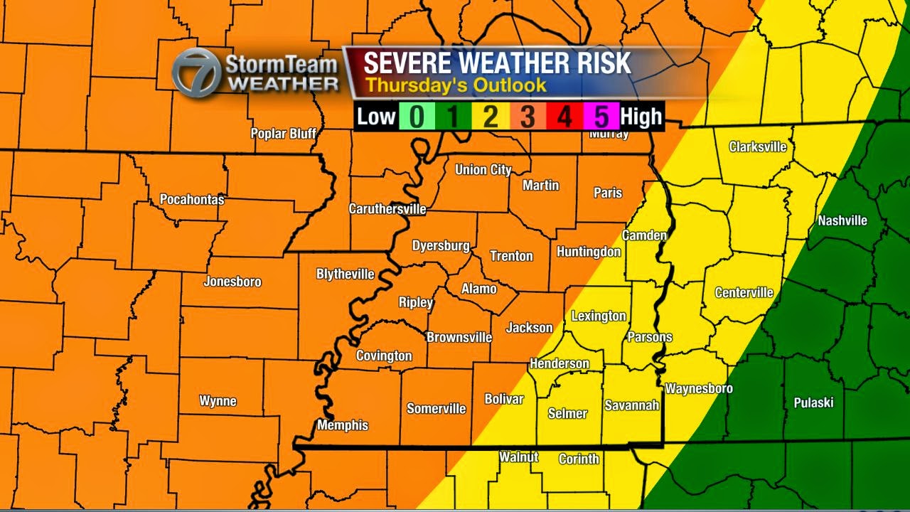 Tom's Weather Blog Severe Weather Potential for the Night of Thursday, April 9th