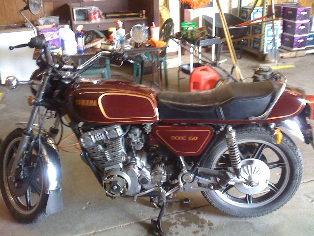 Paul's Yamaha XS Project and Notes on Things: The Project Begins - 1979