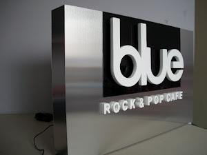 blue - LETRERO CON LEDS