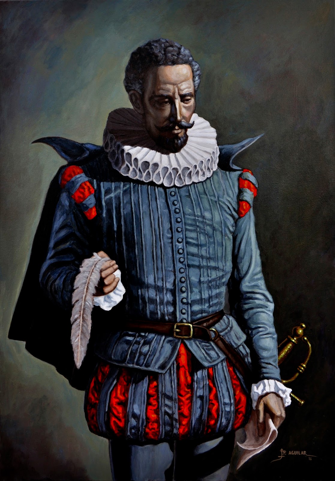 Juan Pedro Aguilar *** pintor Cervantes y el Quijote